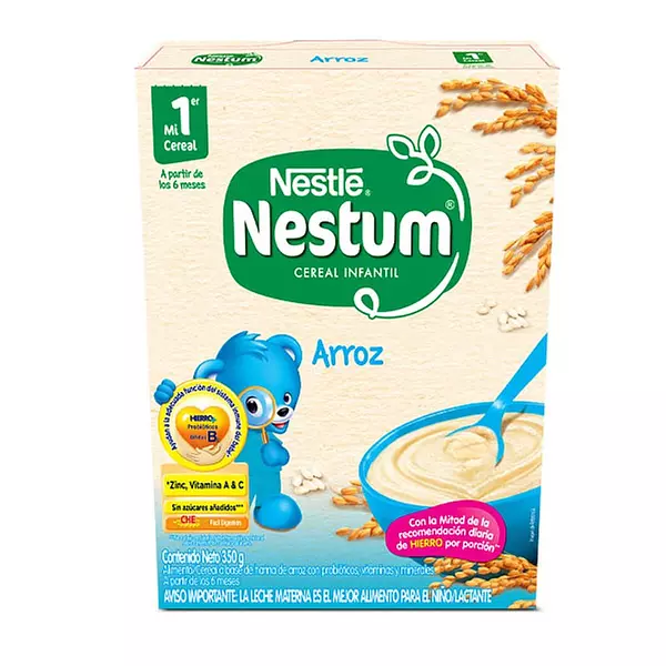 Cereal Infantil Nestum Arroz X 350gr