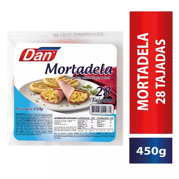 Mortadela Dan X 450gr