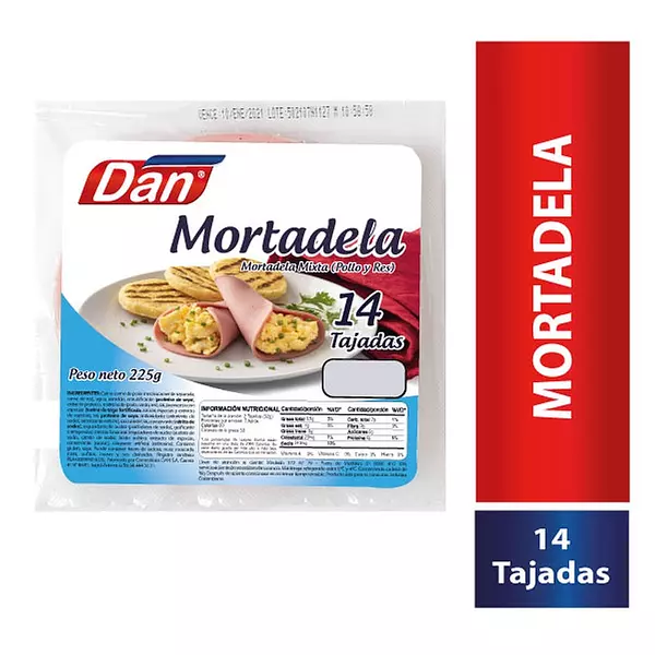 Mortadela Dan X 225gr