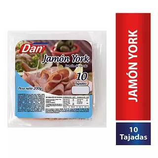 Jamón York Dan X 200gr