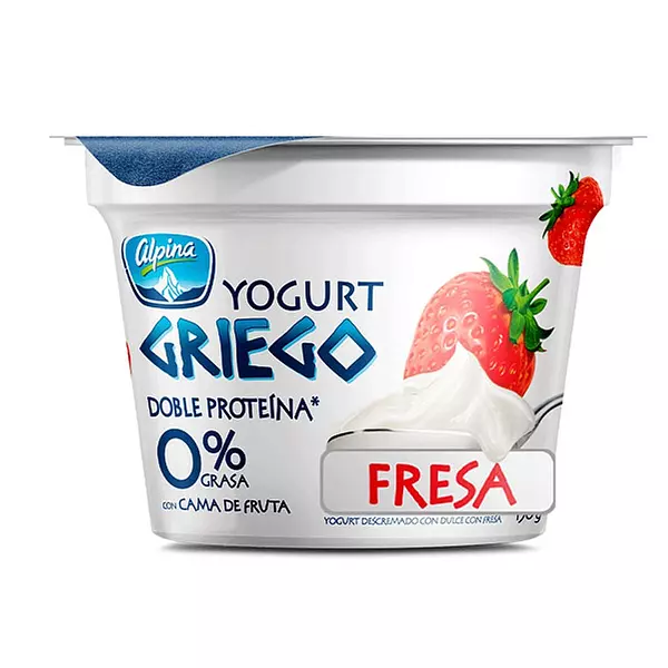 Yogurt Griego Alpina Fresa X 150gr