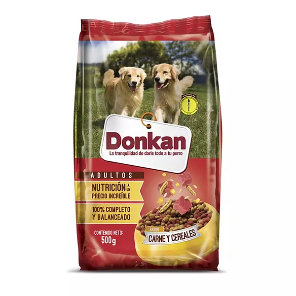 Alimento/Perros Donkan Carne Cereal X 500gr