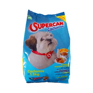 Alimento/Perros Supercan Cachorros X 1.5 Kg