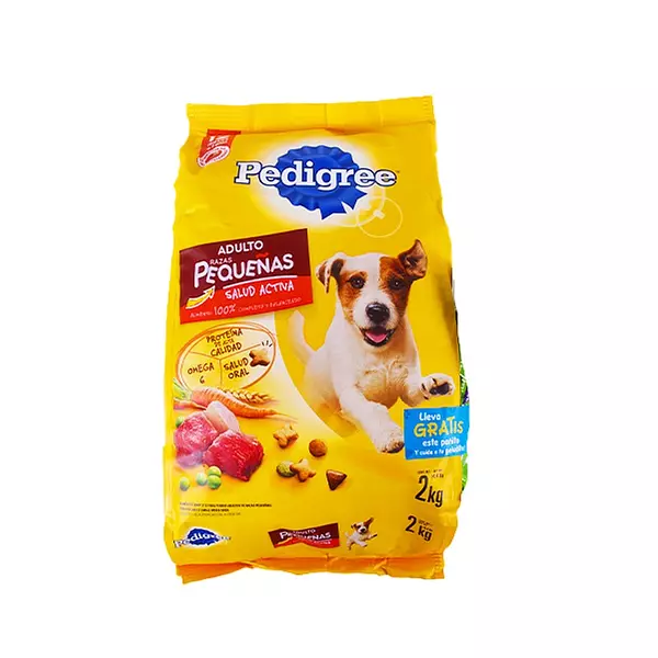 Alimento/Perros Pedigree Adulto Raza Pequeña X 2kg