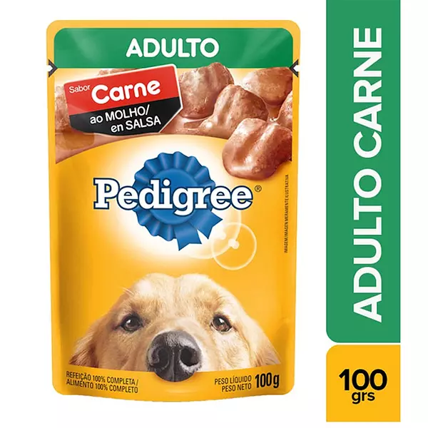 Alimento/Perros Pedigree Pouch Adulto Carne X 100gr