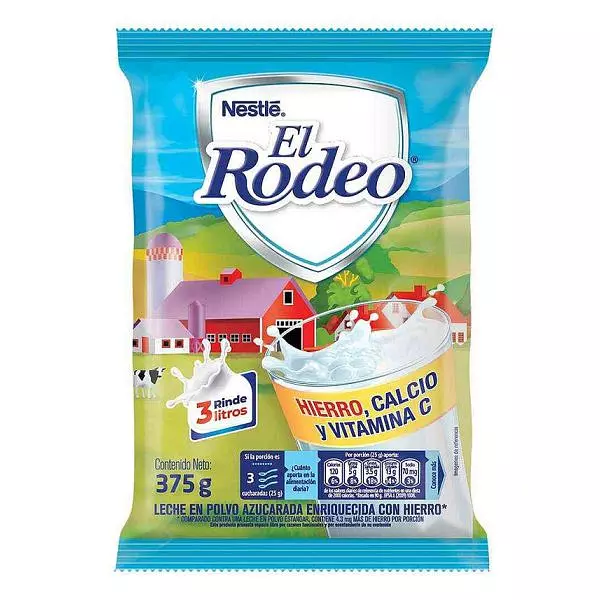 Leche En Polvo El Rodeo X 375gr