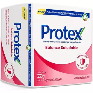 Jabón Protex Balance Saludable X 110g 3 Unidades