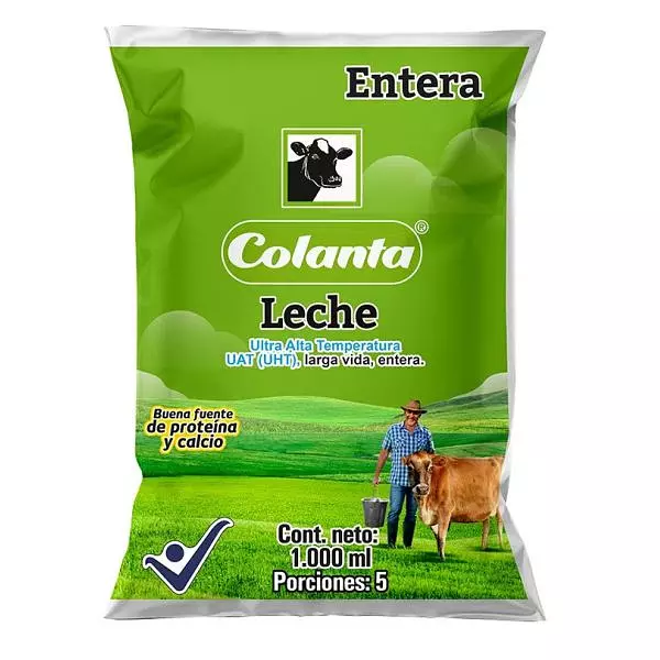 Leche Colanta Entera X 1000ml