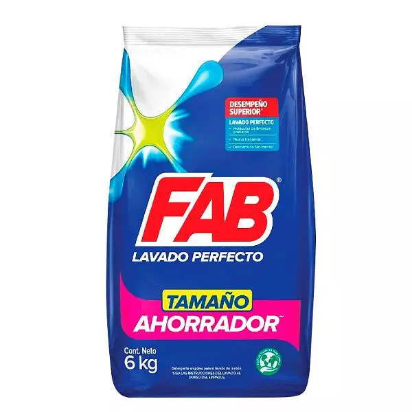 Detergente Fab X 6 Kg