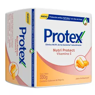 Jabón Protex Vitamina E X 110gr 3 Unidades